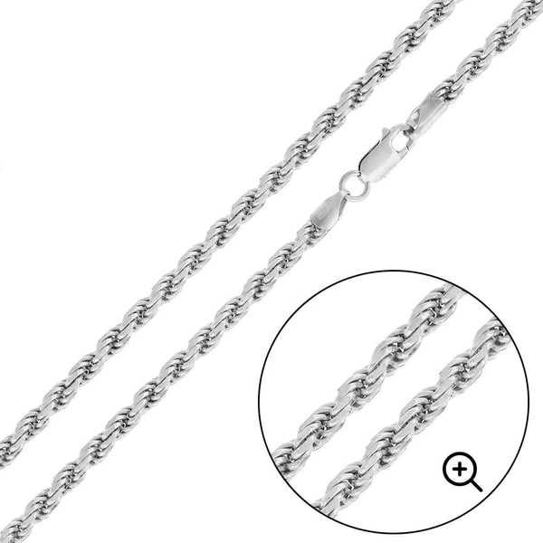 Sterling Silver Rope Chain 5mm