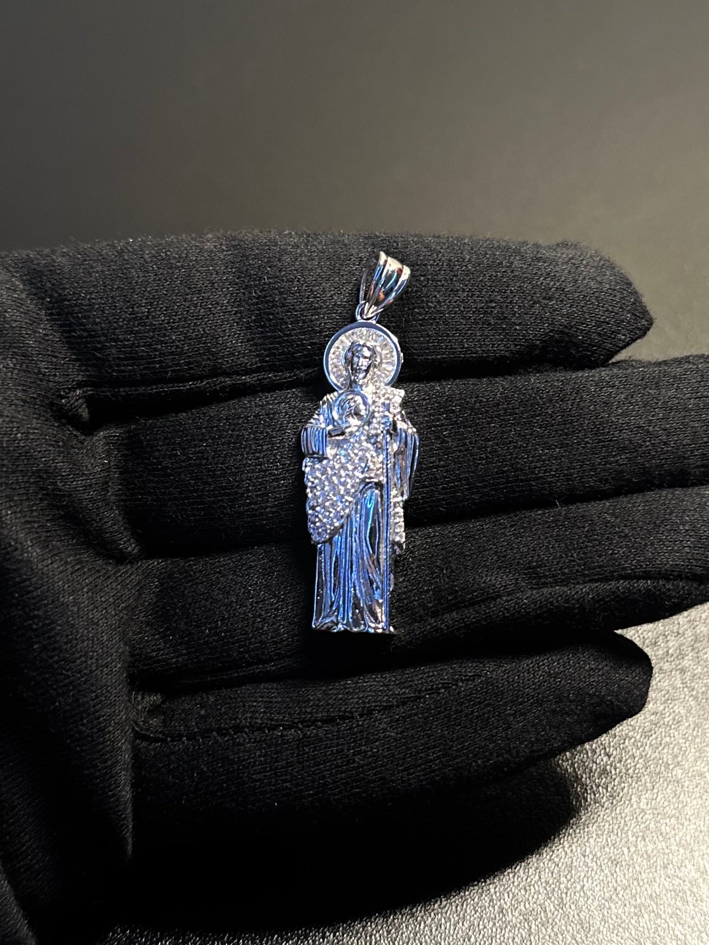 San Judas w/ Cubic Zirconia's Small