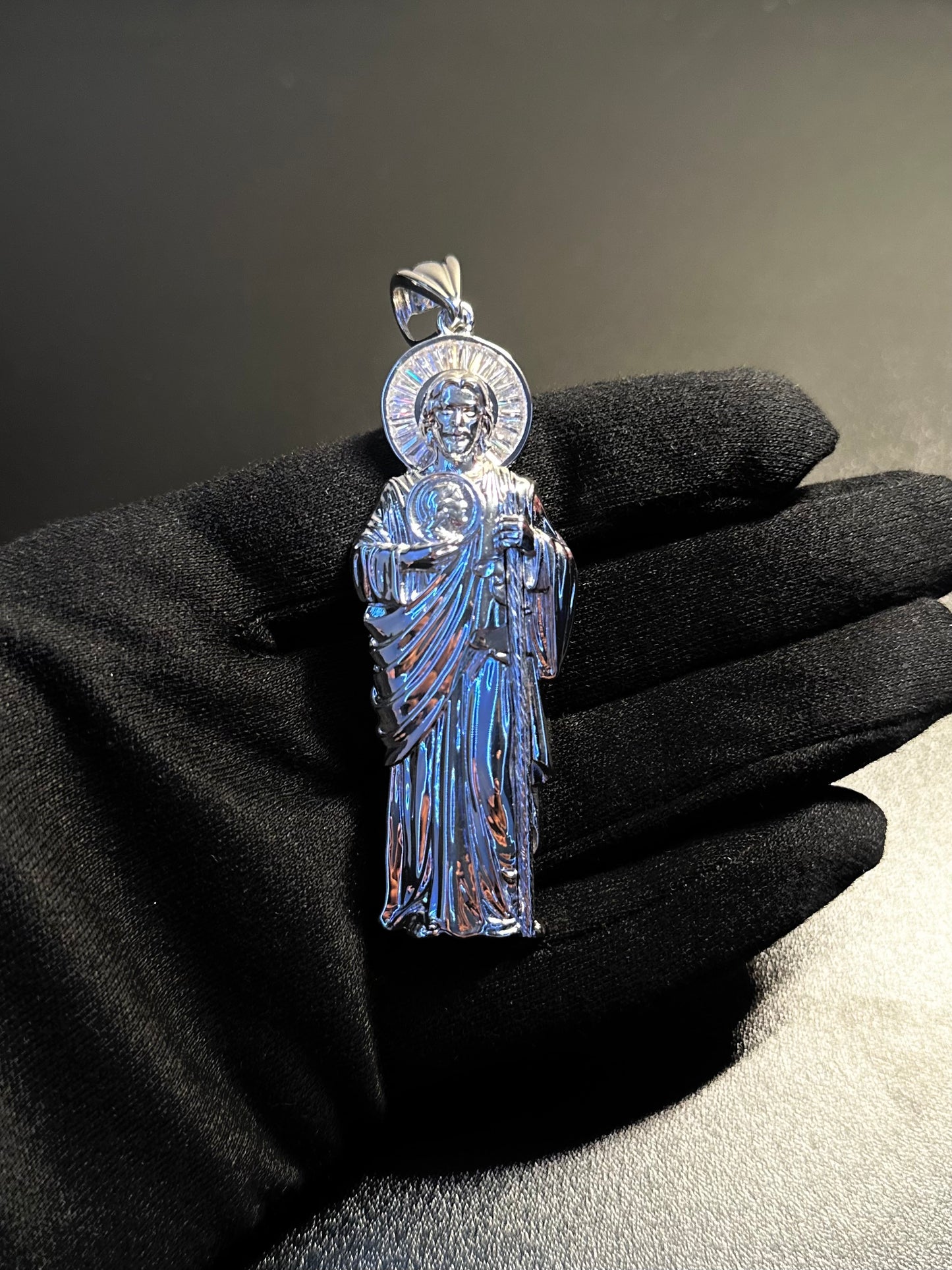 San Judas w/ Cubic Zirconia's Large