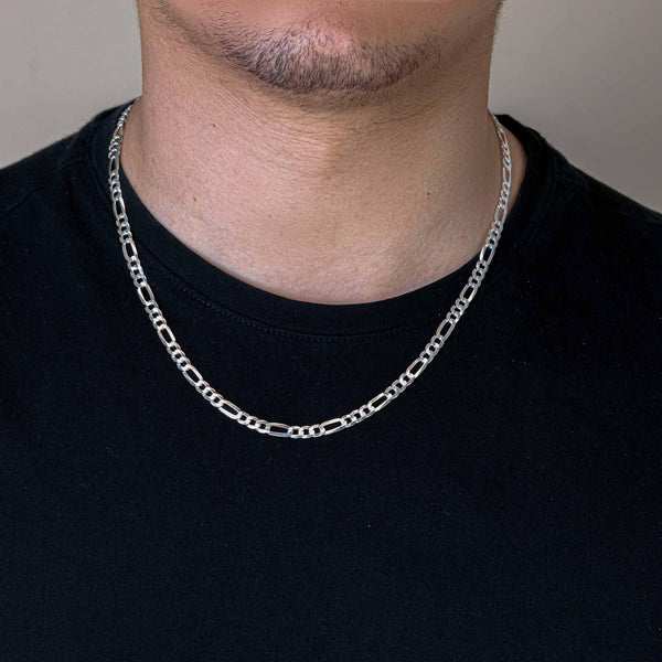 Sterling Silver Figaro Chain 5.5mm