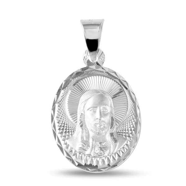 High Polished Jesus Medallion