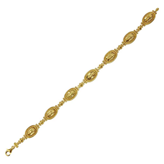 Golden Grace Oval Link Bracelet