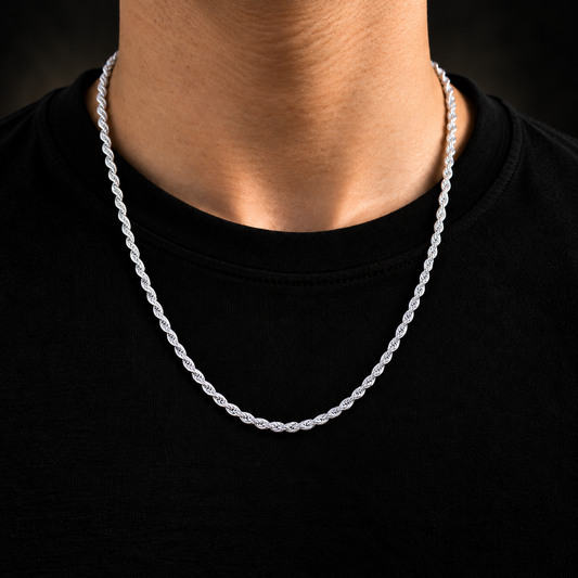 Sterling SIlver Rope Chain 3.6mm