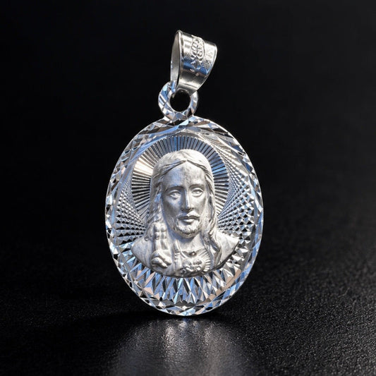 High Polished Jesus Medallion