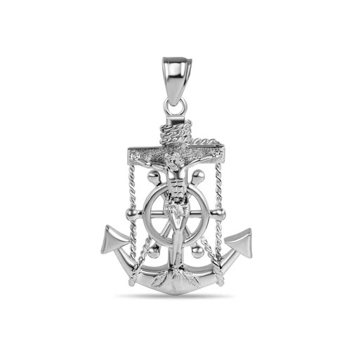 Mariner Anchor Cross Pendant